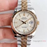 Copy Rolex Datejust 36mm Two Tone 904L Watch from Rolex Factory